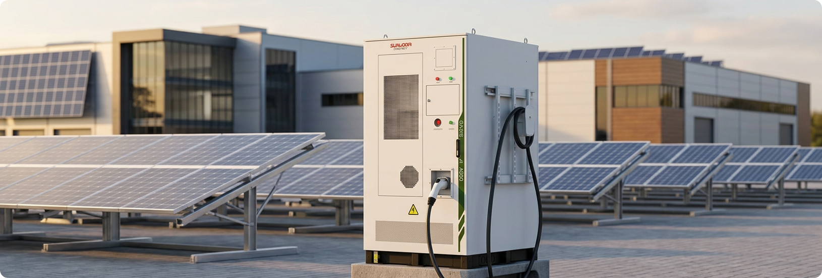 Sunwoda OASIS A200 — це високоефективна інтегрована система накопичення енергії (All-in-One) для комерційних та промислових об'єктів.
